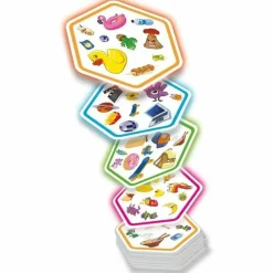 Aucune Enfants | Jeu de société - zygomatic - dobble connect alignez les hexagones et trouvez la paire