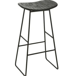 Jline Objets De Décoration | - - tabouret rectangulaire en teck recyclé