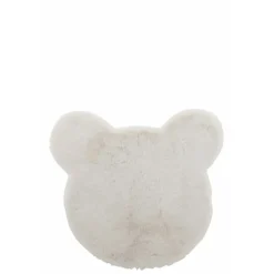 J-line Entretien De La Maison | - Tapis enfant en textile blanc 57x62.5x1.5 cm