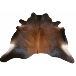 J-line - Tapis peau de vache marron cognac 228 x 190 cm New