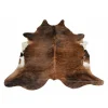 J-line - Tapis peau de vache marron 228 x 190 cm Clearance