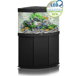 Juwel - Aquarium avec meuble LED Trigon 190 en bois noir - H.73 cm Best