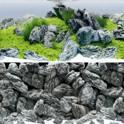 Juwel - Poster aquarium rochers/aquascape T.4 L