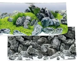 Juwel - Poster aquarium rochers/aquascape T.4 L