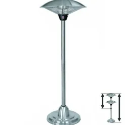 Kemper Chauffage D’Extérieur | - Parasol chauffant elektric 2000w infrarouges mat téléscopique