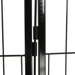 Kerbl Cages Et Accessoires | - Enclos d'extérieur avec porte pour animaux de compagnie noir