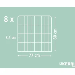 Kerbl Cages Et Accessoires | - Enclos d'extérieur avec porte pour animaux de compagnie noir