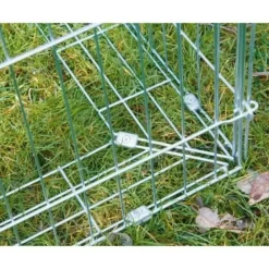 Kerbl Cages Et Accessoires | - - enclos extérieur pour rongeur - antifugue - 180 x 90 x 75 cm - gris - sécurisé