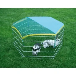 Kerbl Cages Et Accessoires | - - enclos extérieur zingué avec portillon pour rongeurs