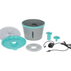 Kerbl Gamelles Et Autres Accessoires | - - fontaine a eau -pour fontaine 80557 - 1,6 l - gris/bleu