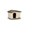 Kerbl Paniers, Transports Et Chatières | - - maison extérieure pour chats - 60 x 51 x 41 cm -mocca et marron- plastique