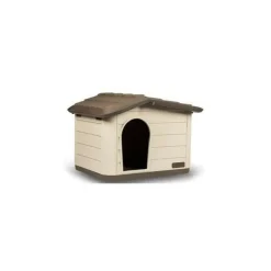 Kerbl Paniers, Transports Et Chatières | - - maison extérieure pour chats - 60 x 51 x 41 cm -mocca et marron- plastique