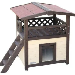 Kerbl - Maison pour chat - - 4-seasons deluxe - 88 x 57 x 77 cm Online
