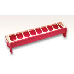 Kerbl - Mangeoire pour volailles 50 x 12 cm, couleur fuschia Discount
