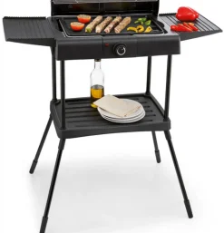 Kitchenchef - Kitchen chef barbecue électrique sur pieds 2000w noir - ksbbq1703 Outlet