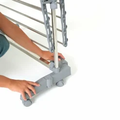 Kitchen Move - Etendoir à linge et accessoires extra gris acier 25m Clearance