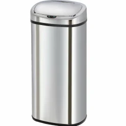 Kitchen Move - Poubelle de cuisine automatique majestic argent acier inoxydable 80 l