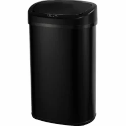 Kitchen Move - Poubelle de cuisine automatique majestic noir acier inoxydable 68 l Online