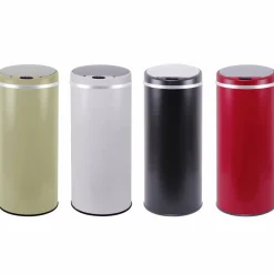 Kitchen Move - Poubelle de cuisine automatique soho blanc acier inoxydable 42 l Clearance