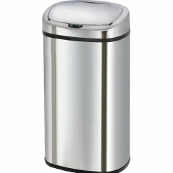 Kitchen Move Entretien De La Maison | - Poubelle de cuisine automatique majestic argent acier inoxydable 68l