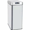 Kitchen Move Entretien De La Maison | - Poubelle de cuisine automatique silverlake argent acier inoxydable 60 l