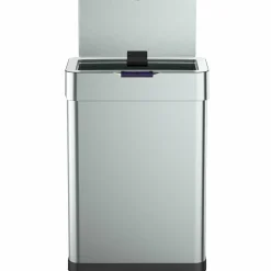 Kitchen Move Entretien De La Maison | - Poubelle de cuisine automatique daytona argent acier inoxydable 60l