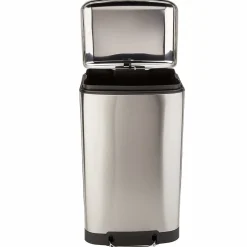 Kitchen Move Entretien De La Maison | - Poubelle de cuisine à pédale greenwich argent acier inoxydable 40 l