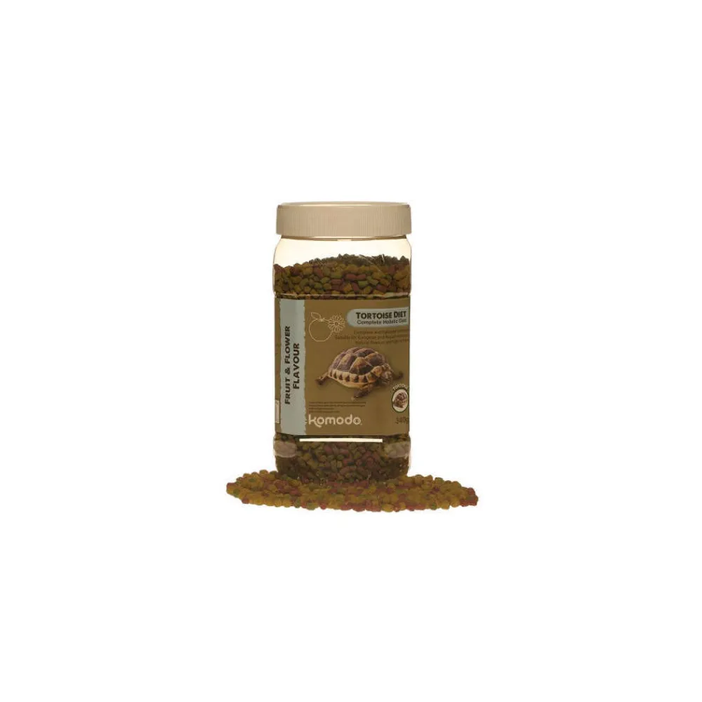 Komodo - Granulés goût fruit et fleurs pour tortues de terre : 340gr Discount