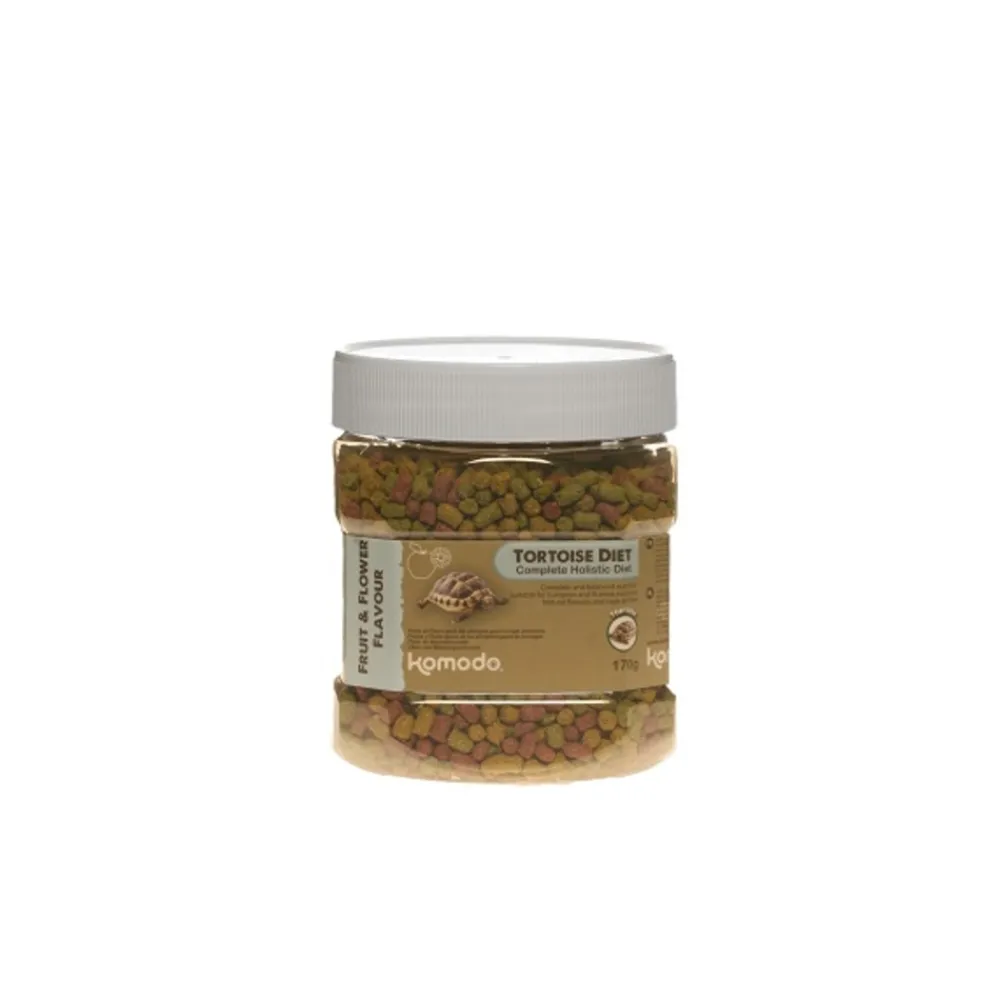 Komodo - Granulés goût fruit et fleurs pour tortues de terre : 170gr New