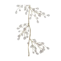 ksd déco Fleurs Et Plantes Artificielles | KSD DÉCO - Guirlande baies blanc or h 120 cm