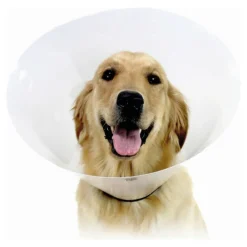 Kvp Colliers Et Laisses Pour Chats | - Collier de protection isabelino pour chiens check transparent (23-32 cm)