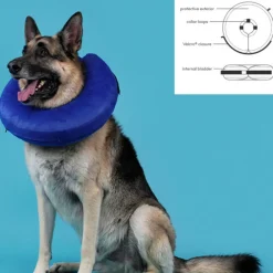 Kvp - Collier de récupération pour chiens kong cloud bleu gonflable Outlet