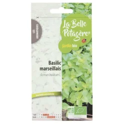 La Belle Potagère LA BELLE POTAGÈRE - Graines à semer - basilic marseillais - 0,5 g Discount
