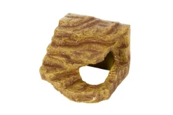La Ferme Tropicale Décoration Et Substrats | - Cachette d'angle roche décorative 18 x 19 x 15,5 cm - grotte pour reptiles (lézards, serpents, tortues), amphibiens et invertébr