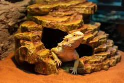 La Ferme Tropicale Décoration Et Substrats | - Cachette d'angle roche décorative 18 x 19 x 15,5 cm - grotte pour reptiles (lézards, serpents, tortues), amphibiens et invertébr