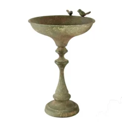 La Grande Prairie - Bain d'oiseau sur pied fer 28x27x43cm Clearance