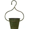 La Grande Prairie Pots Et Jardinières | - Cache pot vert de gris 21x13x29cm