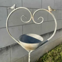 La Grande Prairie - Mangeoire à planter cœur 27x14x130cm Sale