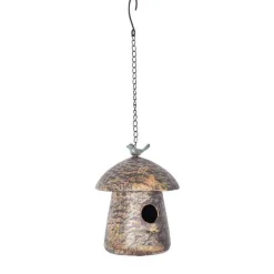 La Grande Prairie - Nichoir champignon fer 19x19x86cm Clearance