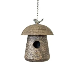 La Grande Prairie - Nichoir champignon fer 19x19x86cm Clearance