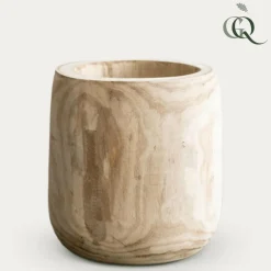 La Green Touch - Cache-pot bois 29 cm Discount