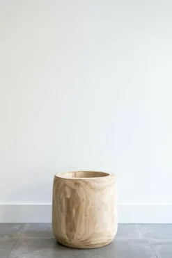 La Green Touch - Cache-pot bois 29 cm Discount