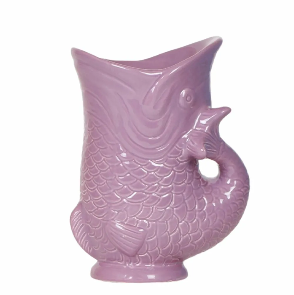 La Green Touch - Pot décoratif fish - lilas