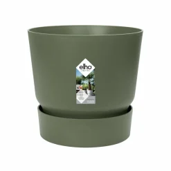 La Green Touch Cache-Pots Et Bacs D'Intérieur | - Pot elho greenville rond vert 14 cm
