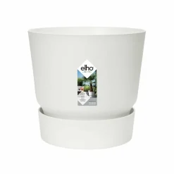 La Green Touch Cache-Pots Et Bacs D'Intérieur | - Pot elho greenville rond blanc 14 cm