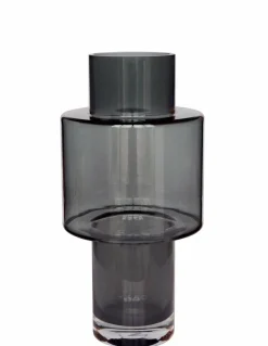 La Green Touch - Vase en verre gris - h40cm, ø20cm Sale