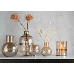 Lana Deco Vases Et Coupes | - Vase boule design en verre 