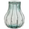 Lana Deco Vases Et Coupes | - Vase design en verre "fusion" 30cm bleu