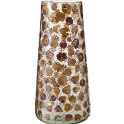 Lana Deco Vases Et Coupes | - Vase design en verre "gerard" 36cm ambre