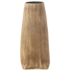 Lana Deco Vases Et Coupes | - Vase long design en céramique "maria" 29cm marron
